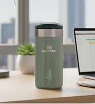 Kişiye Özel The AeroLight™ Transit Mug Stanley Termos 0.35L (Yeşil)