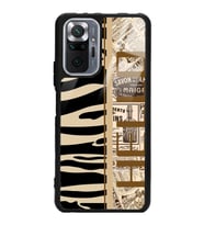 Xiaomi Redmi Note 10 Pro - 10 Max Uyumlu Zebra Gazete Tasarımlı Glossy Telefon Kılıfı