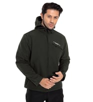 Crozwise Haki Erkek Su Geçirmez Softshell Outdoor Mont / Ceket - 5036-04