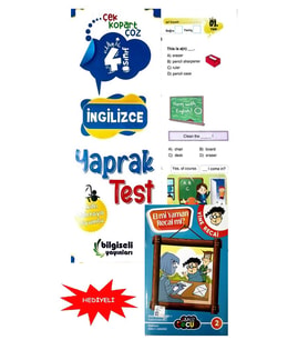 4.Sınıf Bilgiseli İngilizce Yaprak Test (Karışık)