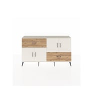 Arges Konsol 3 Raflı 2 Çekmeceli 4 Kapaklı 176x30x99 Aytaşı-Aytaşı/Çam