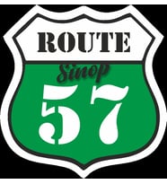 57 Sinop Sticker 10x10 cmRenkli Sticker
