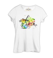 Pink Floyd 2 Beyaz Kadın Tshirt