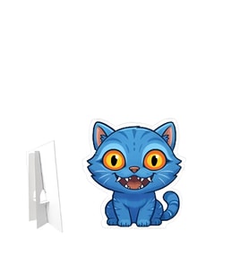 K-POP Derphy Tigers Ayaklı Pano Demon Hunter Huntrix Temalı Mini Fotoğraf Not Panosu 21x20 cm