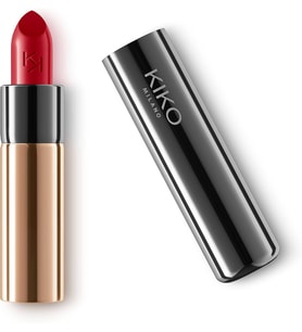 Kiko Ruj - Gossamer Emotion Creamy Lipstick - 113 Pearly Tulip Red - Kremsi Parlak Lipstick