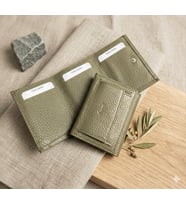 %100 Hakiki Deri Küçük Boy Bozuk Paralı Minimalist Kadın Cüzdan