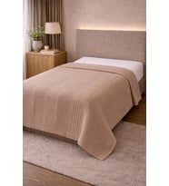 Pamuklu Petek Pike 160x220 cm Hafif Nefes Alabilir