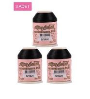 3 Adet Altınbaşak Oya ve Dantel İpi 20 gr - Royaleks - No: SİYAH