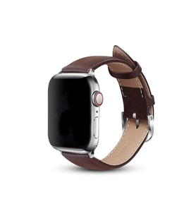 Newface Apple Watch 42mm NL26 Deri Kordon - Kahverengi