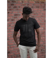 Slim Fit Pamuklu Önü Baskılı Sıfır Yaka T-Shirt