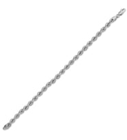 Burgu Zincir Gümüş Bileklik (Silver)