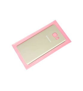 Tkgz Samsung Galaxy NOTE 5 Arka Pil Batarya Kapağı (CAM) GOLD