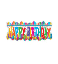 Multıcolour happy bırthday banner pk:1-