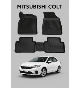 Mitsubishi Colt 2023+ Uyumlu 3D Havuzlu Oto Paspas  Koku Yapmaz Kaymaz Kauçuk