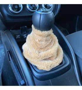Yumuşak Peluş Vites Körüğü Vites Süsü Kahverengi