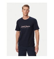 Jack & Jones Jormontauk Type Front Tee Cn Lacivert Erkek T-Shirt 12290887