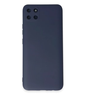 Realme C11 Kılıf Nano içi Kadife Silikon - Lacivert