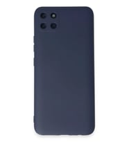 Realme C11 Kılıf Nano içi Kadife Silikon - Lacivert