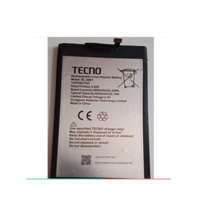 Tecno POVA NEO Batarya Pil BL-58BT Batarya Pil