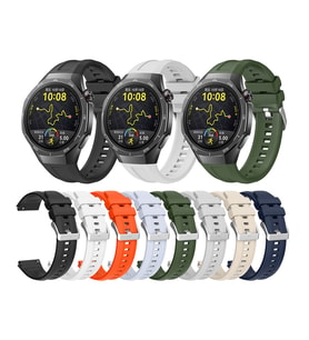 Haylou Rt Ls05s Dt3 Mate Qcy Gtc C4u C1 22mm Kordon Spor Silikon Band Lansman 1e (Pembe)