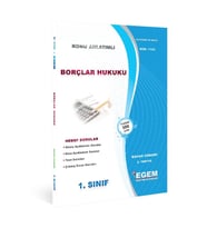 Egem Yayınları Aöf Borçlar Hukuku (bahar Dönemi) Konu Anlatımlı Soru Bankası (Çok Renkli)