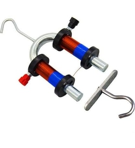 U Tipi Elektromıknatıs Fizik Deney Seti - 6V DC Manyetizma Eğitim Aracı (5 Kg Kaldırma Gücü)