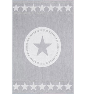 Eliana Home Baskılı, Yıkanabilir Kaymaz Taban Salon Halısı LNA1267 100x150 cm (Gri)