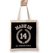 2014 Made In 14 All Genuine Parts Bez Çanta Uzun Saplı