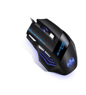 RGB Renkli LED Işıklar ve Dayanıklı Yapıyla Oyuncu Gaming Mouse (İleri ve Geri Tuşlu,6800 DPI) (Siyah)