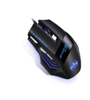 RGB Renkli LED Işıklar ve Dayanıklı Yapıyla Oyuncu Gaming Mouse (İleri ve Geri Tuşlu,6800 DPI) (Siyah)