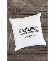Gaziler Günü Tasarımlı Yastık