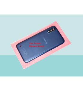 Samsung Galaxy A01 Uyumlu FULL KASA Arka Kapak Batarya Kapağı - MAVİ