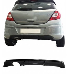 Opel Corsa D Difüzör Kapalı 🚘  Dayanıklı Plastik, Sportif Tasarım, Kolay Montaj (Standart)