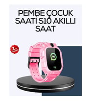 Mey İthalat® S10 Akıllı Çocuk Saati Çift Yönlü Konuşma ve SOS Fonksiyonu