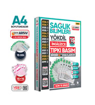 2027 YÖKDİL İngilizce SAĞLIK BİLİMLERİ ÖSYM Çıkmış Soru Tıpkı Basım Deneme Paketi 15li Türkiye Geneli