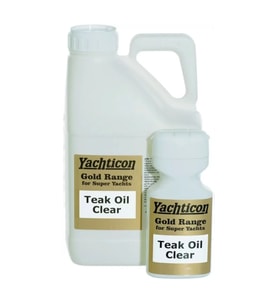 Yachticon - Gold Serisi Şeffaf Tik Yağı (5 Lt): Tik Ağaçlarınıza Doğal Rengini G