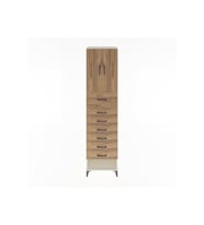 Hyperion Dolap 2 Raflı 7 Çekmeceli 2 Kapaklı 60x44x243 Aytaşı-Çam