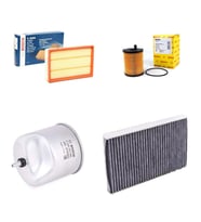 Bosch Filtre Bakım Seti Citroen C4 1.6 e-HDi Dizel 2010+ 112-114 Beygir Hava + Yağ F + Yakıt F. + Polen Bosch