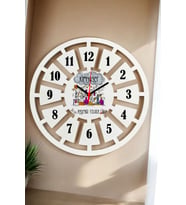 Kimyagere Hediye Duvar Saati 40cm 001 (Beyaz)