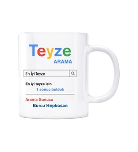 Teyzelere Özel En İyi Teyze Aramalı Kupa Bardak
