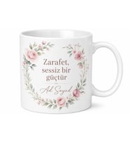Kişiye Özel Hanımefendi Temalı Baskılı Kupa Bardak Hediye