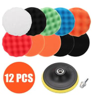 Valkyrie 12 Parça 10cm Büyük Boy Oto Pasta Cila Polisaj Seti