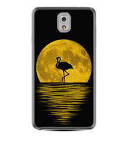 Samsung Note 3 4 5 8 9 20 Ultra 10 Lite Kılıf Desenli Silikon Ay ve Flamingo 1775