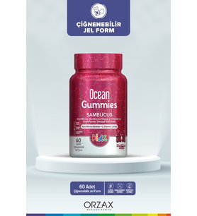 Ocean Gummies Sambucus 60 Adet Çiğnenebilir Jel Form