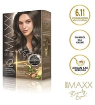 Maxx Deluxe Saç Boyası 6.11 Yoğun Koyu Küllü Kumral