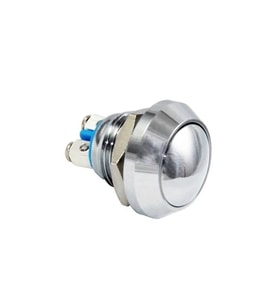 Swion 12mm Işıksız  Metal Buton Yaylı