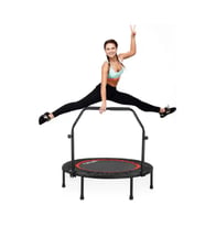 Trambolin 100 cm Fitness Ev Tipi Tutma Kollu Trampoline