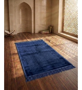 Royam Lüx Kalın Yumuşak Kaymaz Taban Peluş Seccade 70 X 110