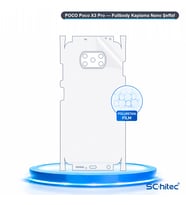 SChitec POCO Poco X3 Pro Uyumlu Fullbody Arka Kaplama Hidrojel Koruyucu Film