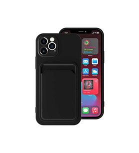 Apple iPhone 12 Pro Uyumlu Kılıf Zore Ofix Kapak (Siyah)